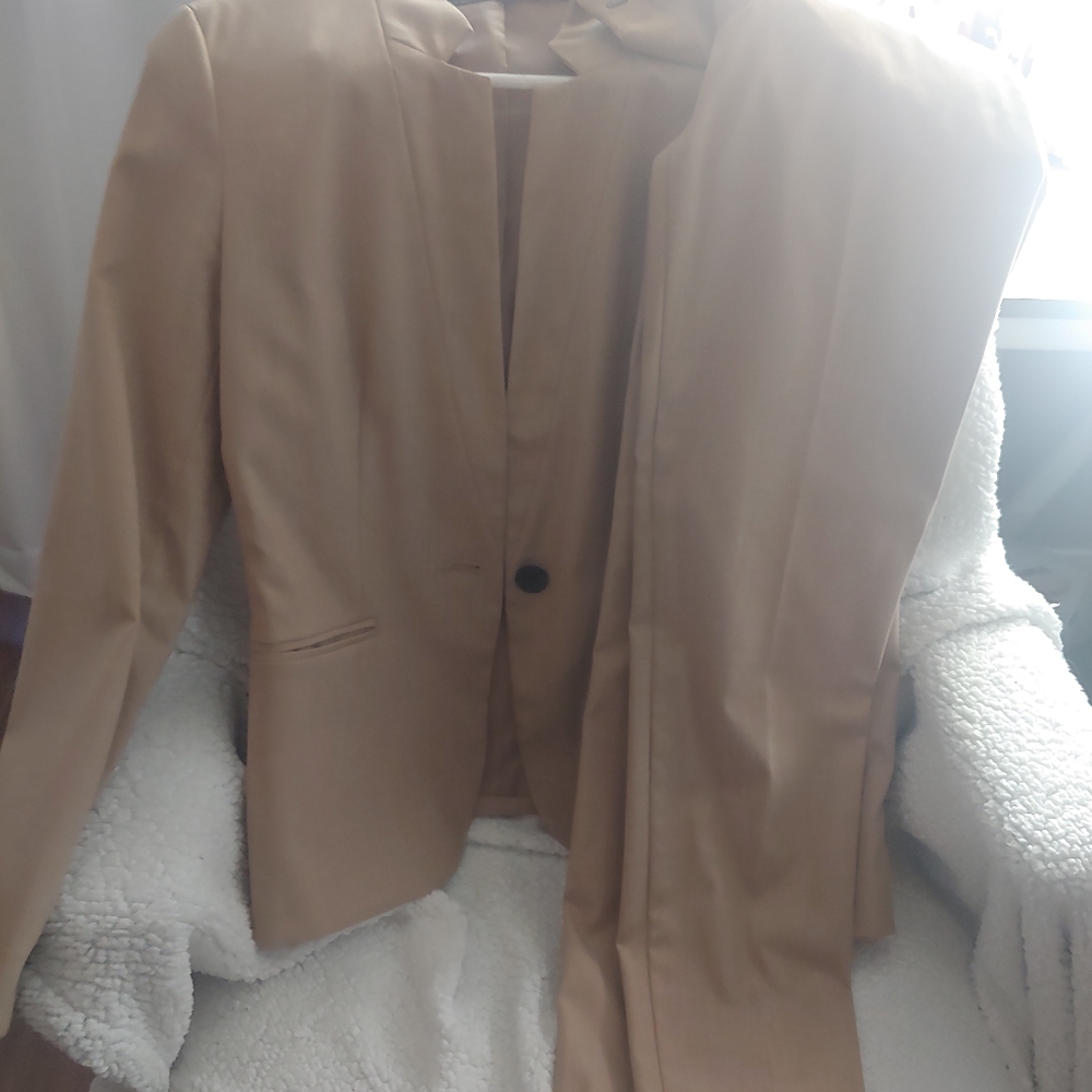 Women's zara basic two piece suit